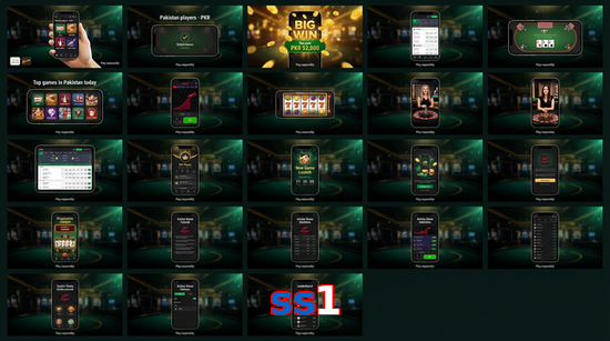 Main screen of Ss1 bet page for PK players